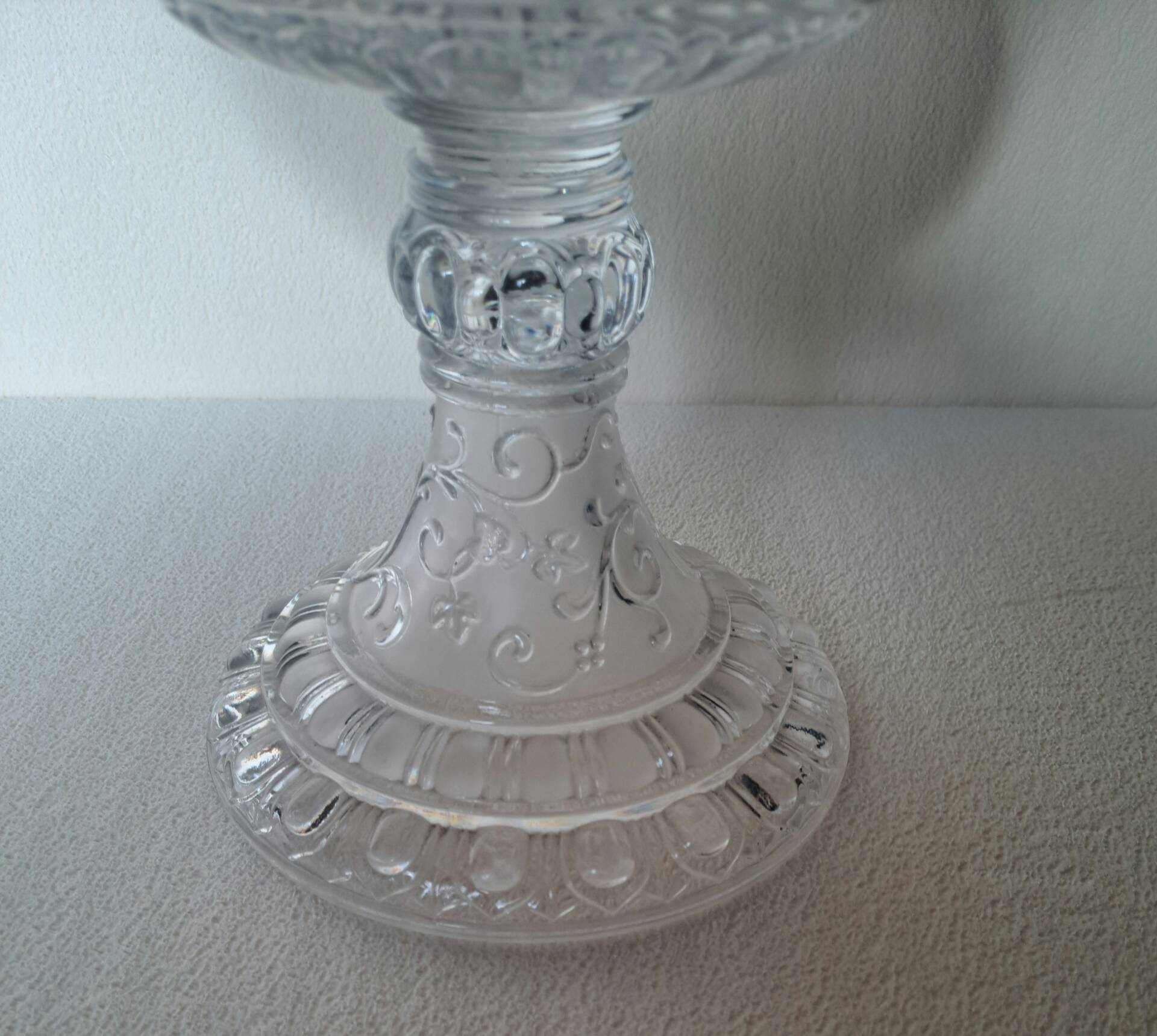 Large fruit bowl Baccarat Birds of Paradise