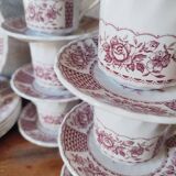 Churchill 24-piece earthenware dessert service, the Georgian collection