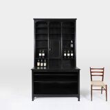 Impressive Art Nouveau Farmacist Cabinet in oak, France ca. 1910