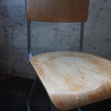 Industrial vintage Chairs Willem Hendrik Gispen for Gispen 1950s, Set of 2