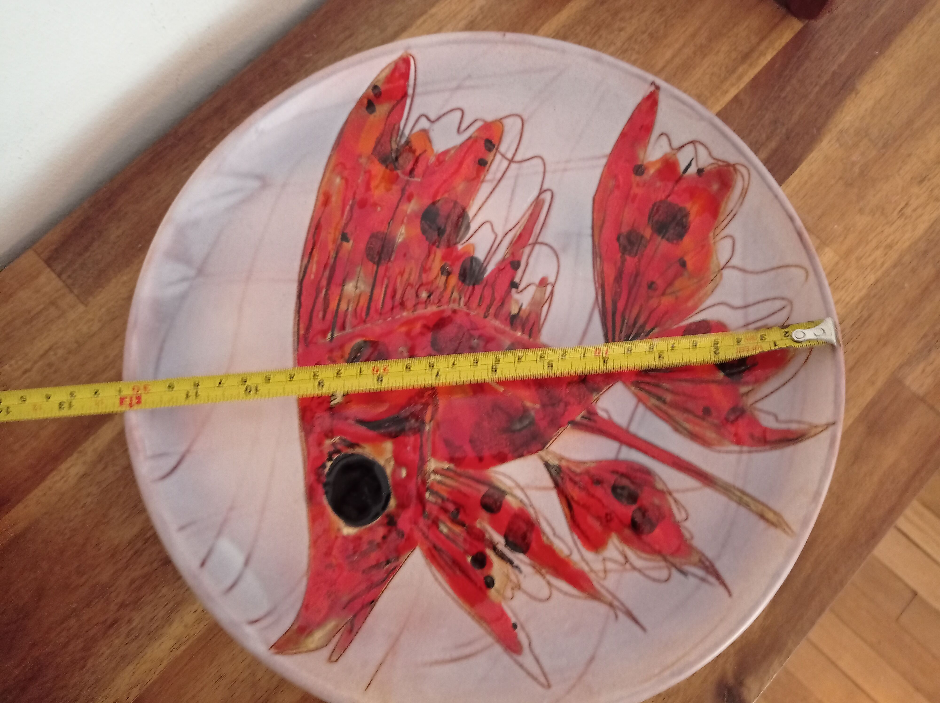 Plat Monique Brunner, Vallauris, ⌀ 32 cms