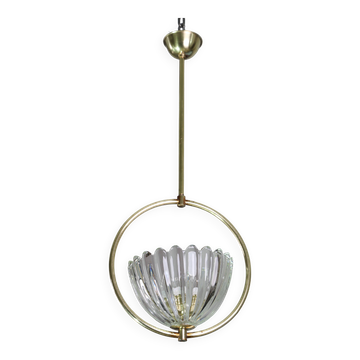 Art Decò Barovier e Toso Pendant Light, 1950
