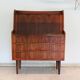 Scandinavian mahogany secretary, Norway, 1960.