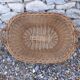 Handmade wicker laundry basket