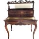 English mahogany tiered desk late 19th century