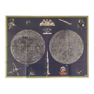 Carte de la lune de juillet 1969