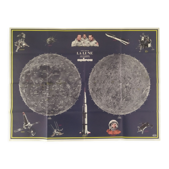 Map of the moon of july 1969