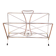 Vintage chrome metal magazine rack