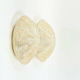 Pair of Mid-Century Art Deco Geometric Glass Wall Lights - Limburg, 1970s