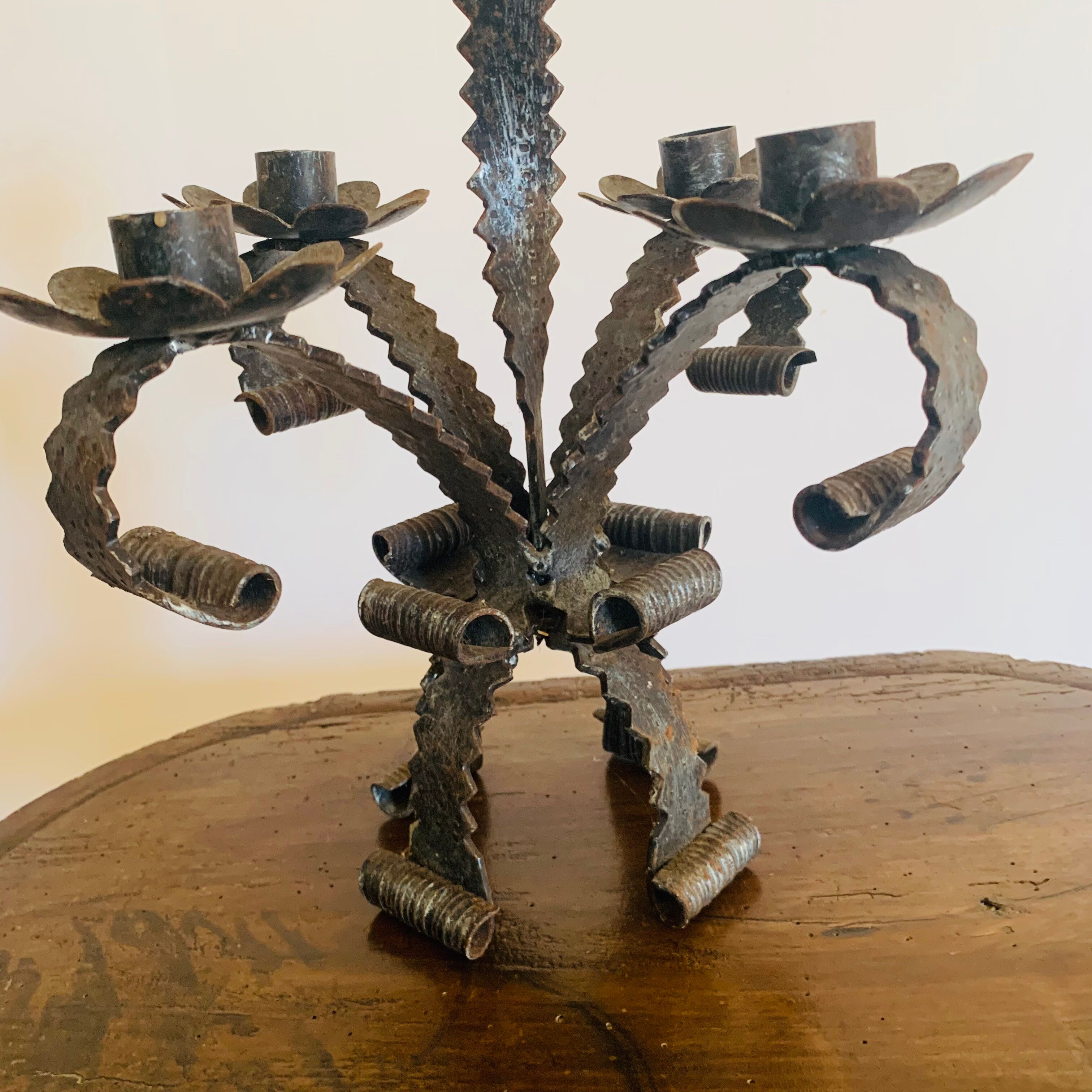 Wrought iron chandelier