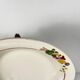 Set of 6 demi-deep plates from Longwy, early 20th century, floral decoration.