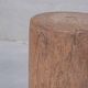 Antique Wooden Tree Trunk Pedestal