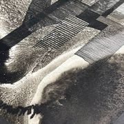 Œuvre originale sur papier signée Eugène Eechaut, 1973 - Encadrée