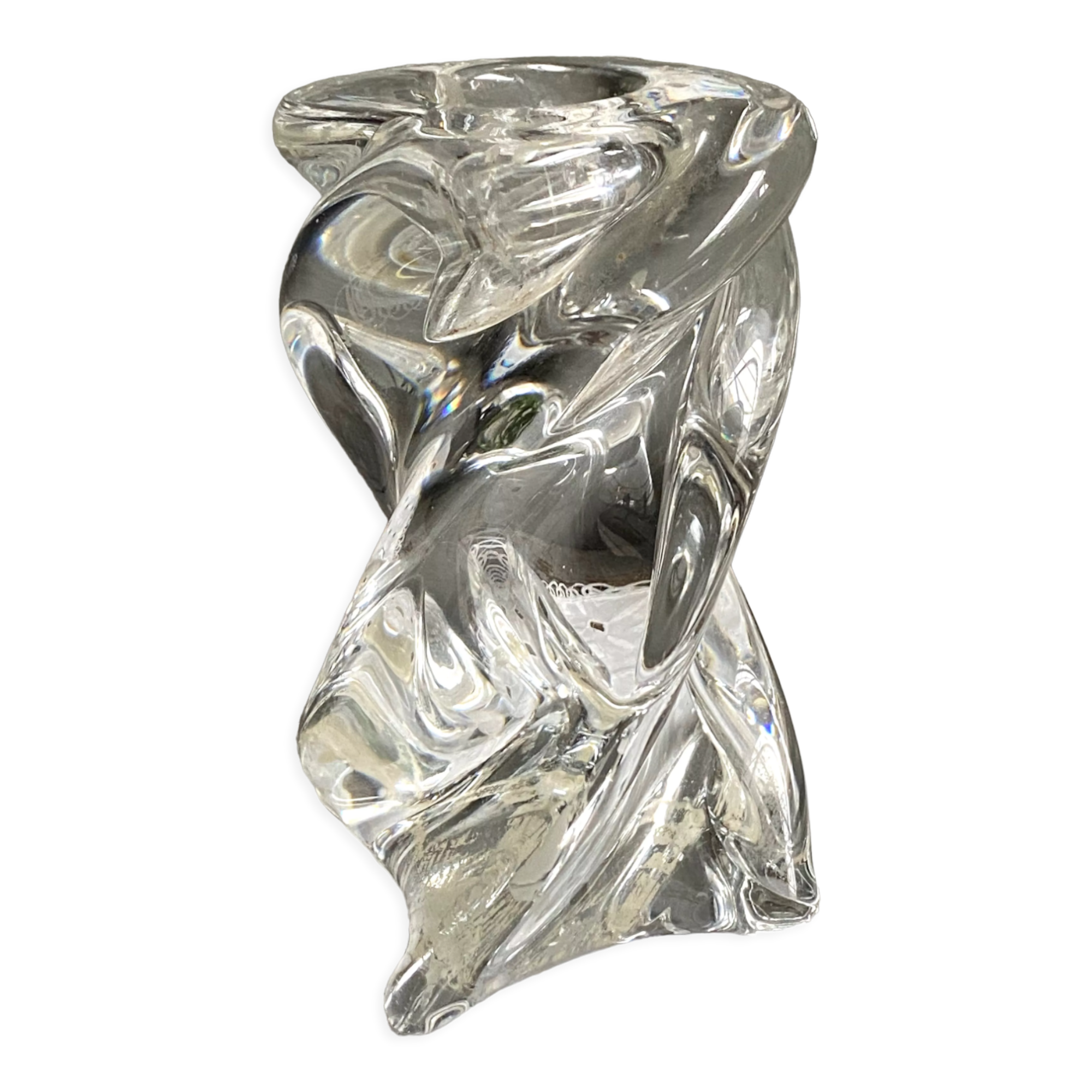 Crystal candle holder