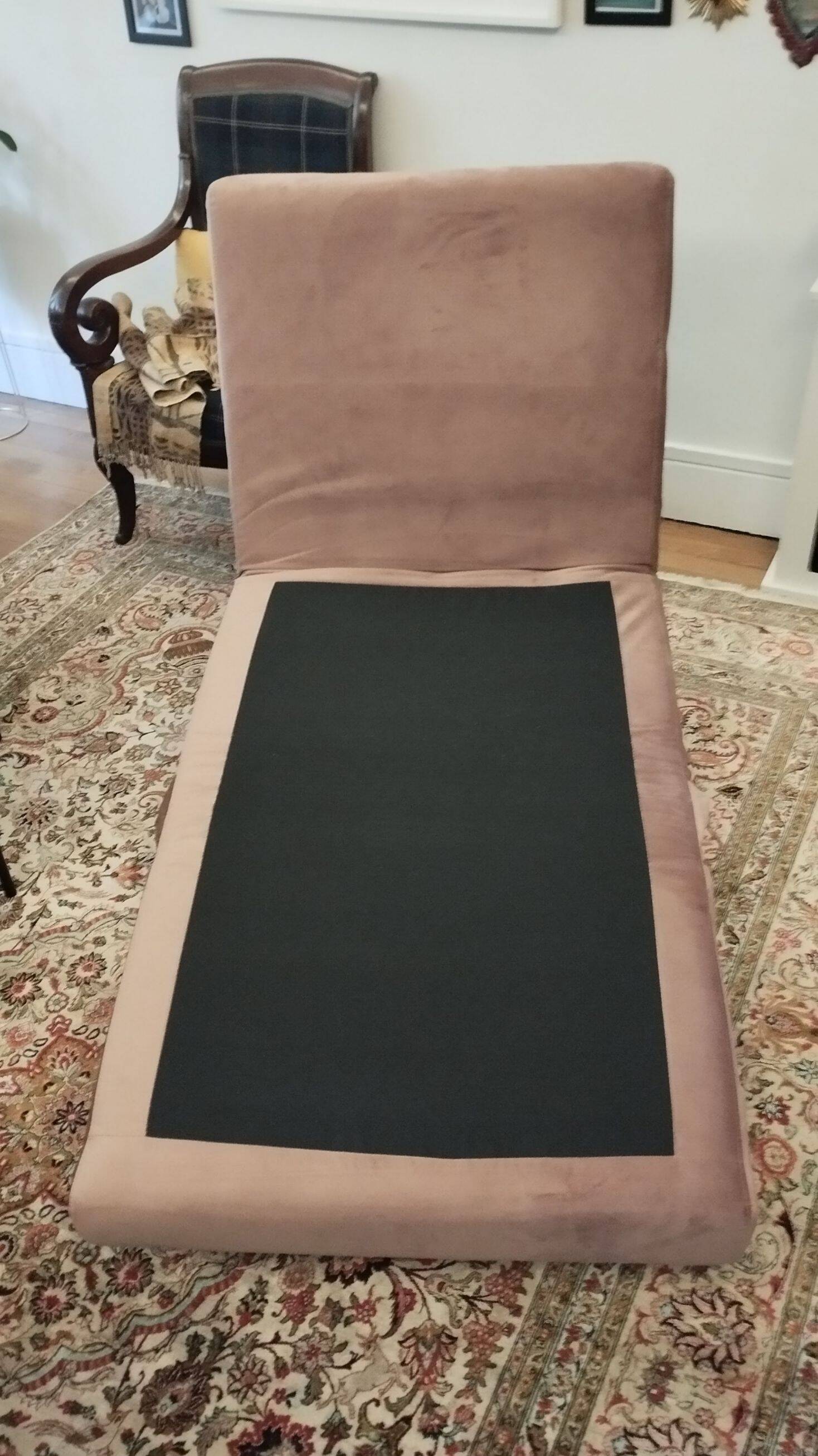 Contemporary convertible armchair