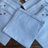 9 embroidered towels