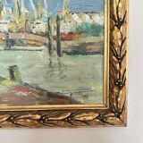 Landscape, 1990, Oil Painting, Framed