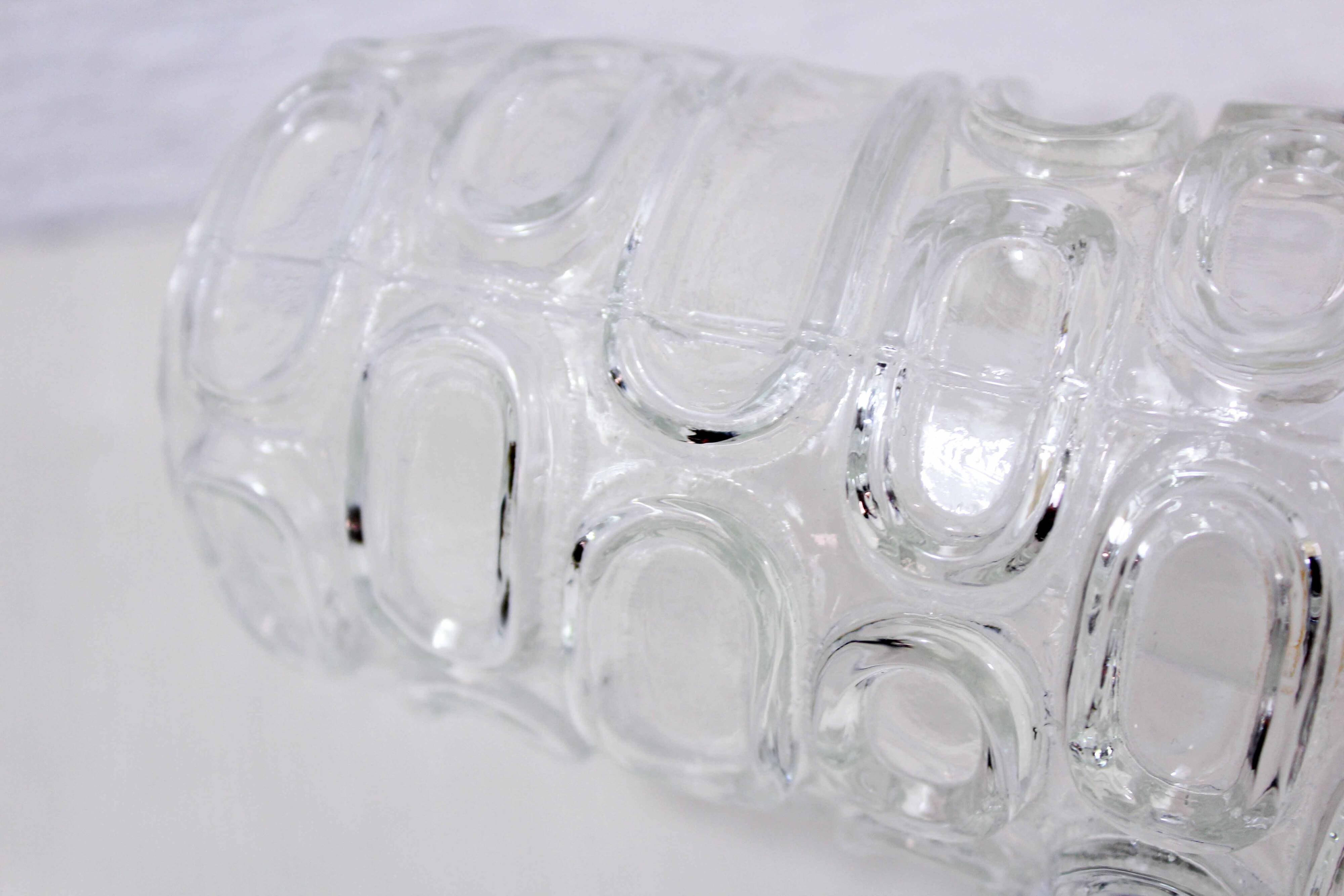 Vintage glass wall lamp