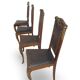 Italian art deco dining chairs 1920s