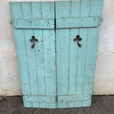 Green decorative shutters