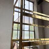 Brass shelf 1970 Belgo Chrom regency