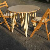 Rattan dining table
