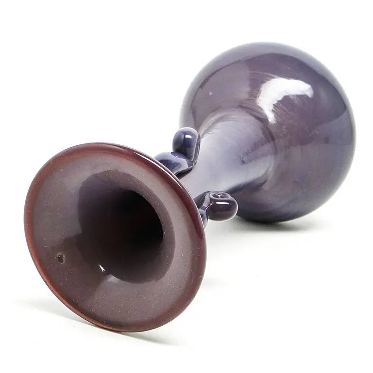 Modernism vase, glass, designed by J. Słuczan-Orkusz, Poland, 1970s