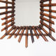 Miroir rectangle en rotin 53 x 63 cm