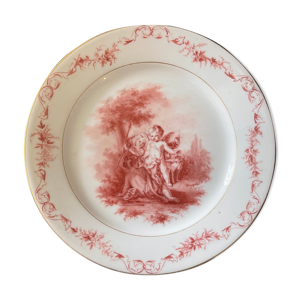 Assiette porcelaine de Paris fin