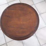 Curved wooden stool Luterma