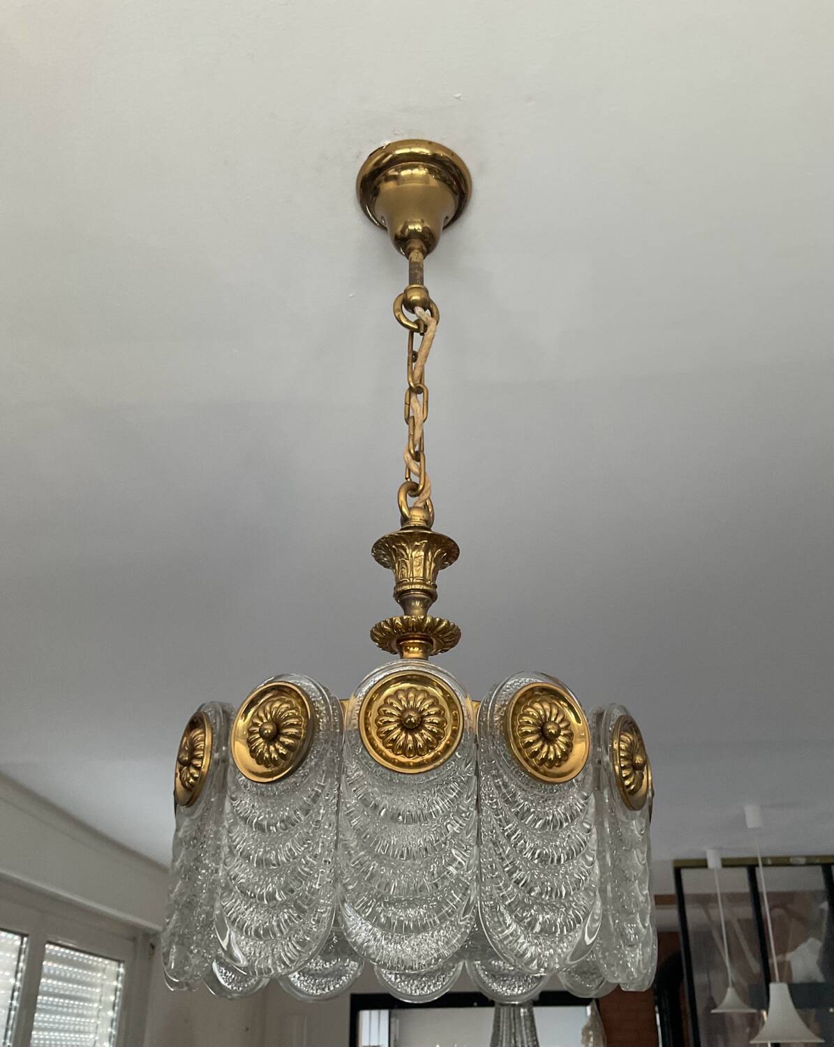 Vintage Kaiser Leuchten chandelier from the 60s