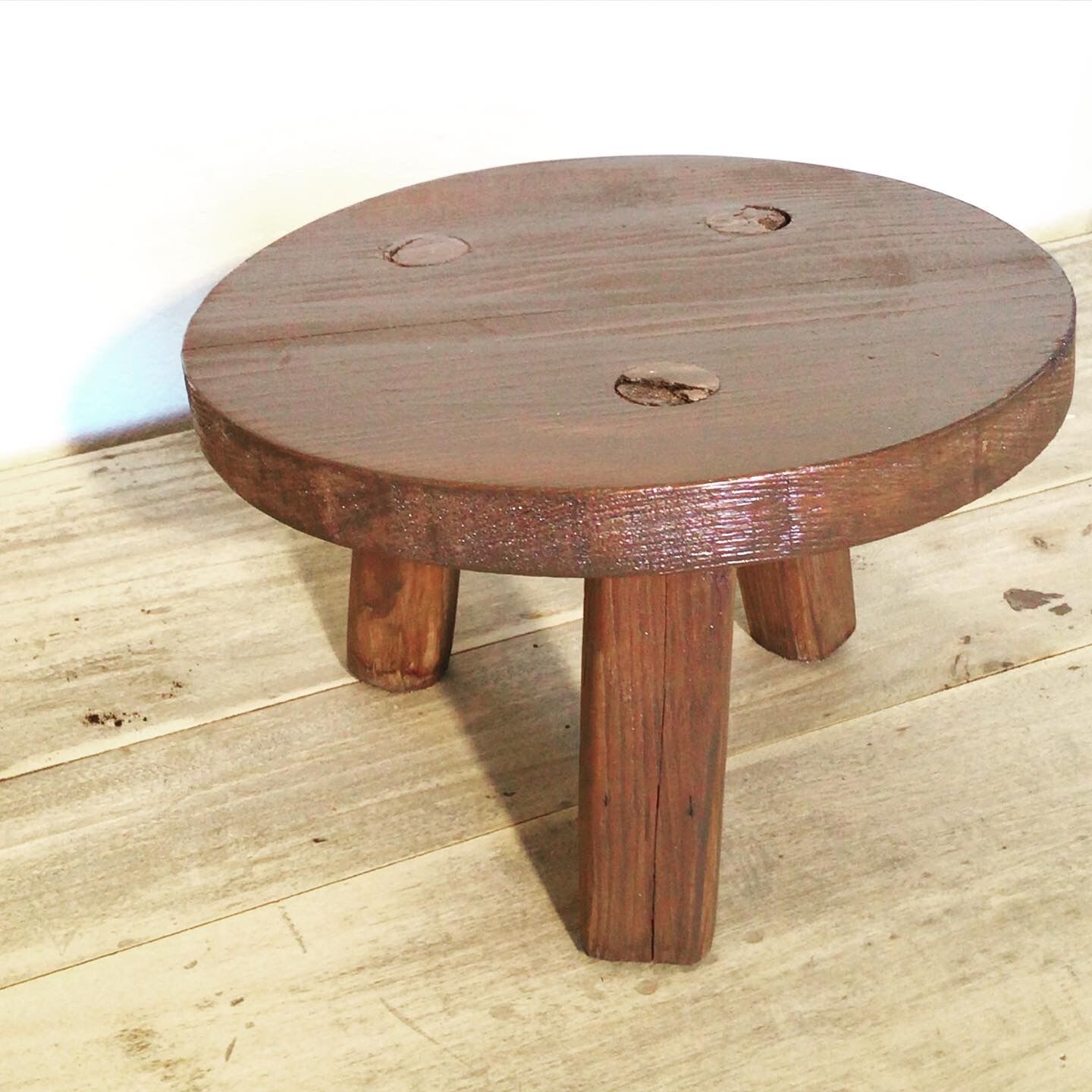 Brutalist tripod stool