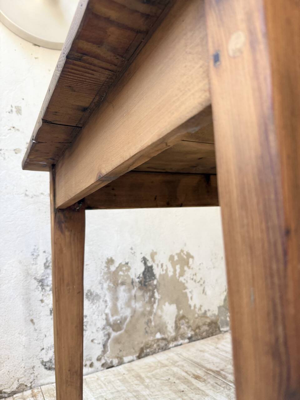 1950s pine farmhouse table 220cm