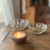 Set of two flower bowls