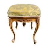 Piano stool in walnut style louis xv