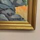 Oil on Canvas “Huts in the Mountains” by Weidofolk, Vintage & Framed