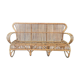 Vintage rattan bench