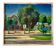 Unknown, Village Landscape, 1950, Oil, Framed