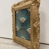 Cadre vintage doré