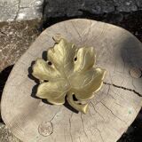 Empty brass leaf pocket
