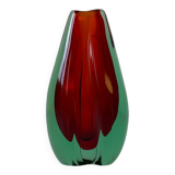 Elegant Sommerso vase. Murano