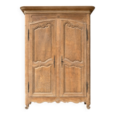 Aero-blasted antique wardrobe