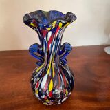 Multicolored Murano vase circa 1940