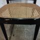 Wooden and cane chair