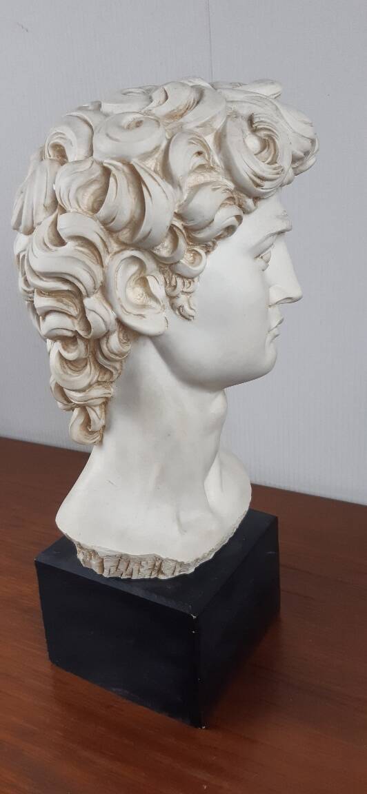 Large vintage bust "David" by Michelangelo