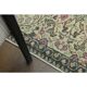 1970s Vintage Turkish Oushak Handmade Wool Cotton Cream Area Rug 165x206
