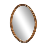 Miroir rotin vintage