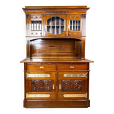 Antique Art Nouveau Palace Cupboard, 1890s