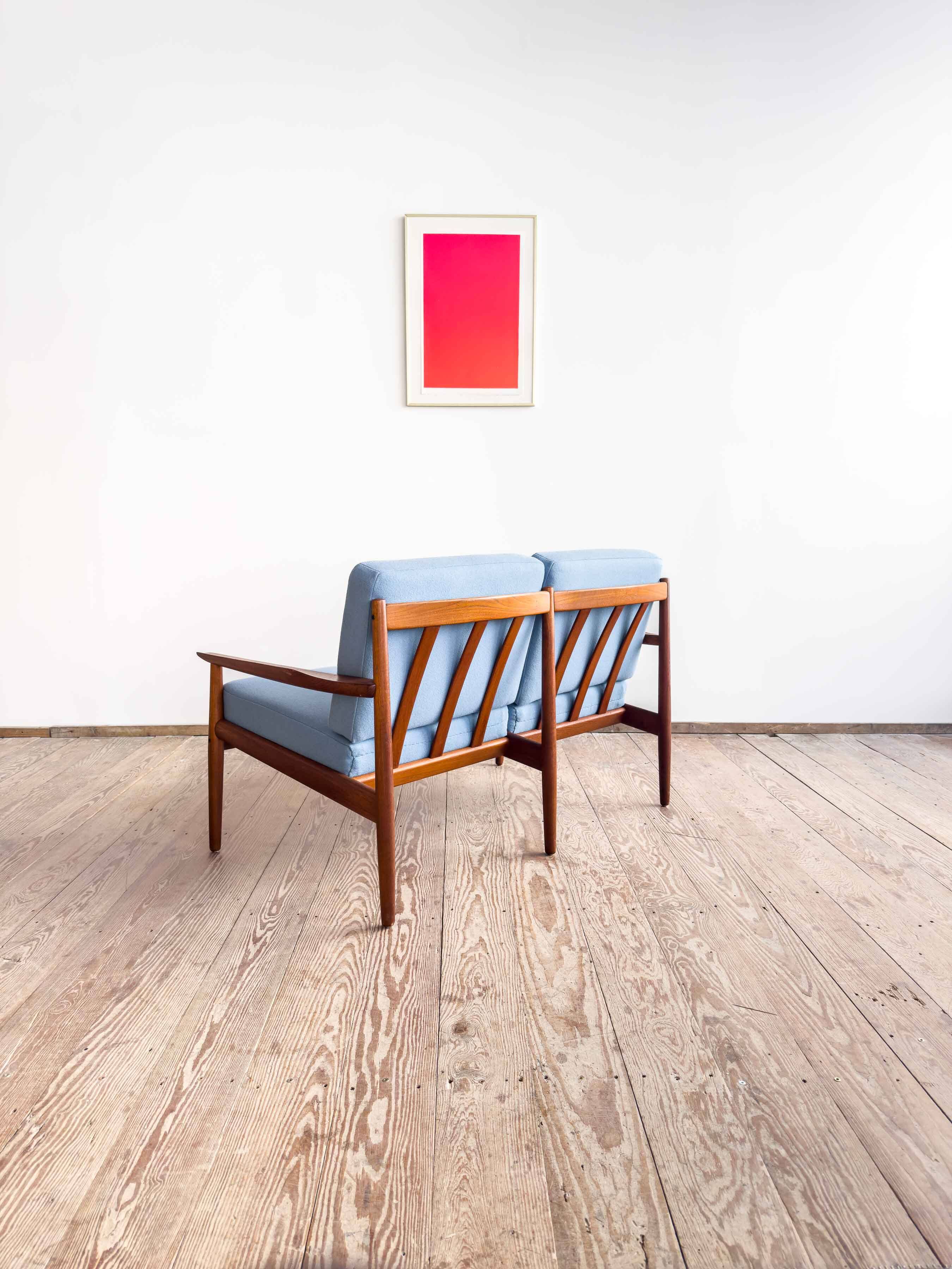 Canapé deux places danois Mid-Century Modern par Glostrup, années 1950