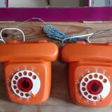 Pair of Vintage Phones , Children's Toy